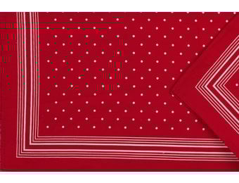 Zakdoek Kleine Stip Rood