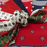 Zakdoek Kleine Stip Donkerblauw