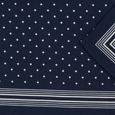 Zakdoek Kleine Stip Donkerblauw