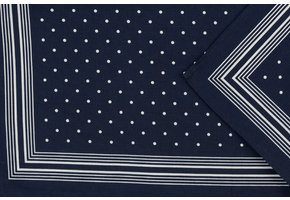 Zakdoek Kleine Stip Donkerblauw