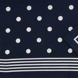 Zakdoek Stip Donkerblauw