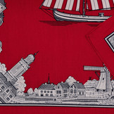Zakdoek Boot - Molen Rood