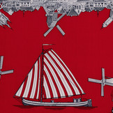 Zakdoek Boot - Molen Rood