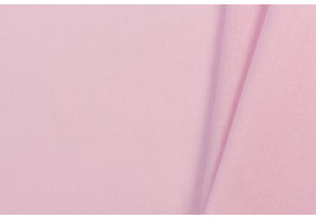Uni katoen stof lichtroze