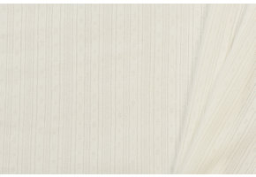 Pointelle Jersey Stof (Strepen) Ecru