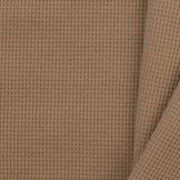 Wafel Jersey Stof Cacao