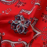 Zakdoek Flower Rood