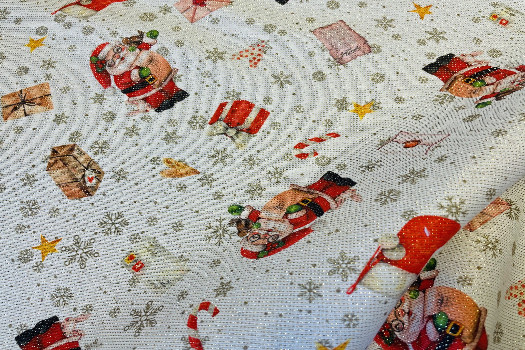 Jacquard Lurex Winter Feelings Christmas Time 03