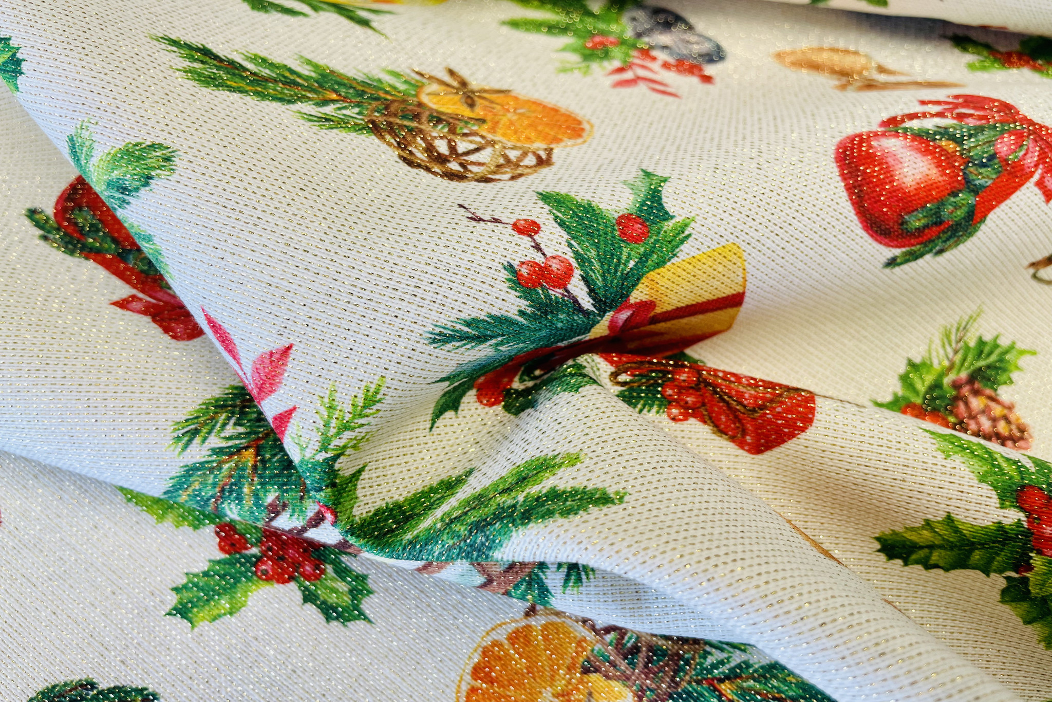 Jacquard Lurex Winter Feelings Christmas Time 08