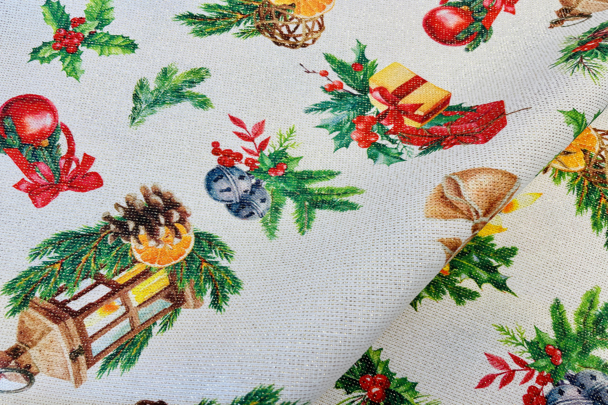 Jacquard Lurex Winter Feelings Christmas Time 08