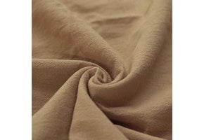 Gewassen Katoenen Stof Cacao