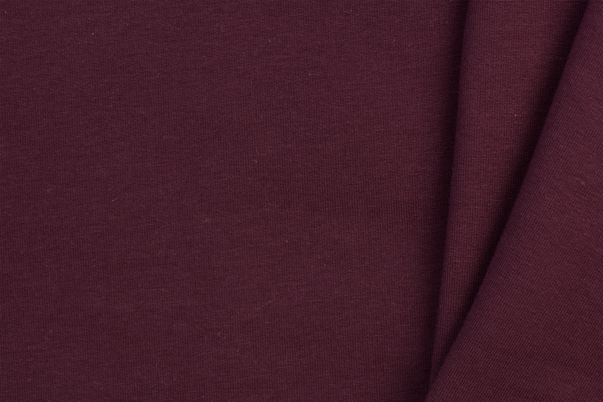 Organic French Terry Uni / Effen Aubergine