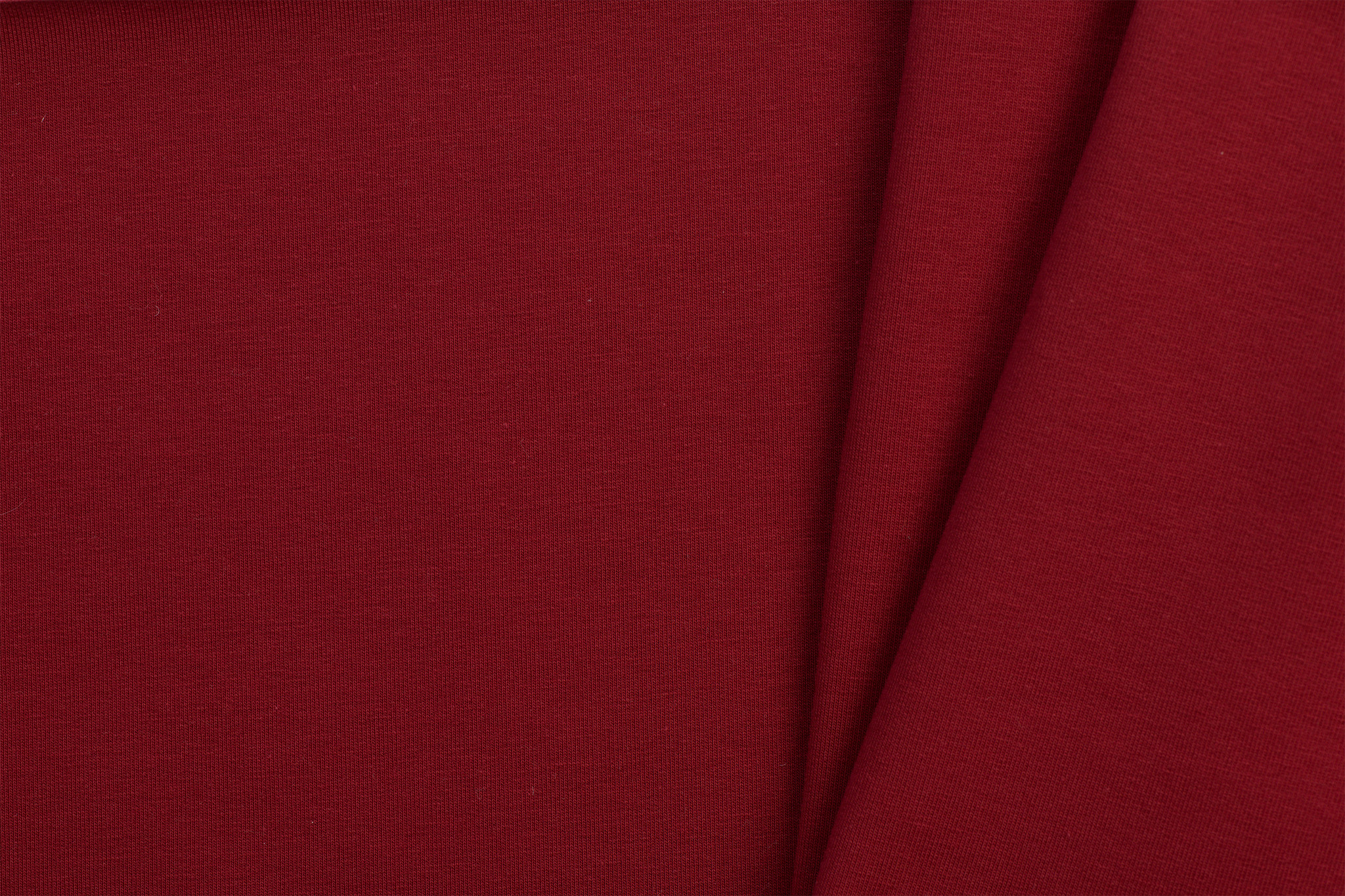 Organic Jersey Uni / Effen Bordeaux