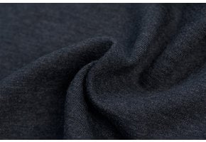 Joggingstof Dark Navy Melange