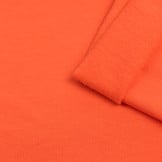 Katoenen Sweatstof Brushed Oranje