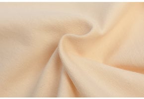 Katoenen Sweatstof Brushed Licht Sand