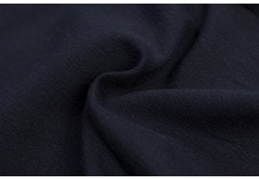 Katoenen Sweatstof Brushed Donkerblauw