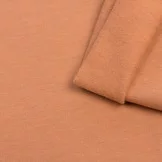 Katoenen Sweatstof Brushed Perzik