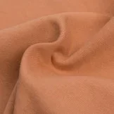 Katoenen Sweatstof Brushed Perzik