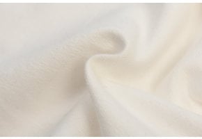 Katoenen Sweatstof Brushed Ecru