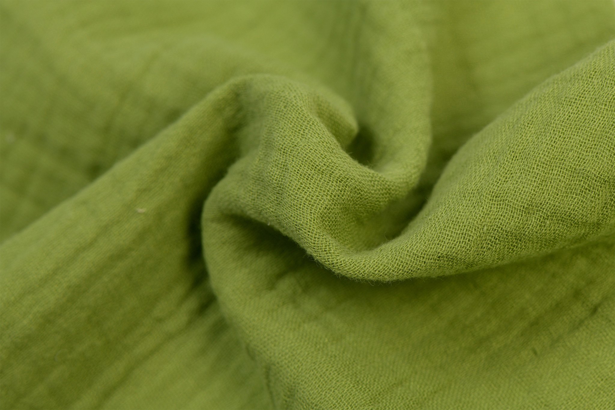 Hydrofiel Stof Mosgroen – Zacht, Ademend en Duurzaam