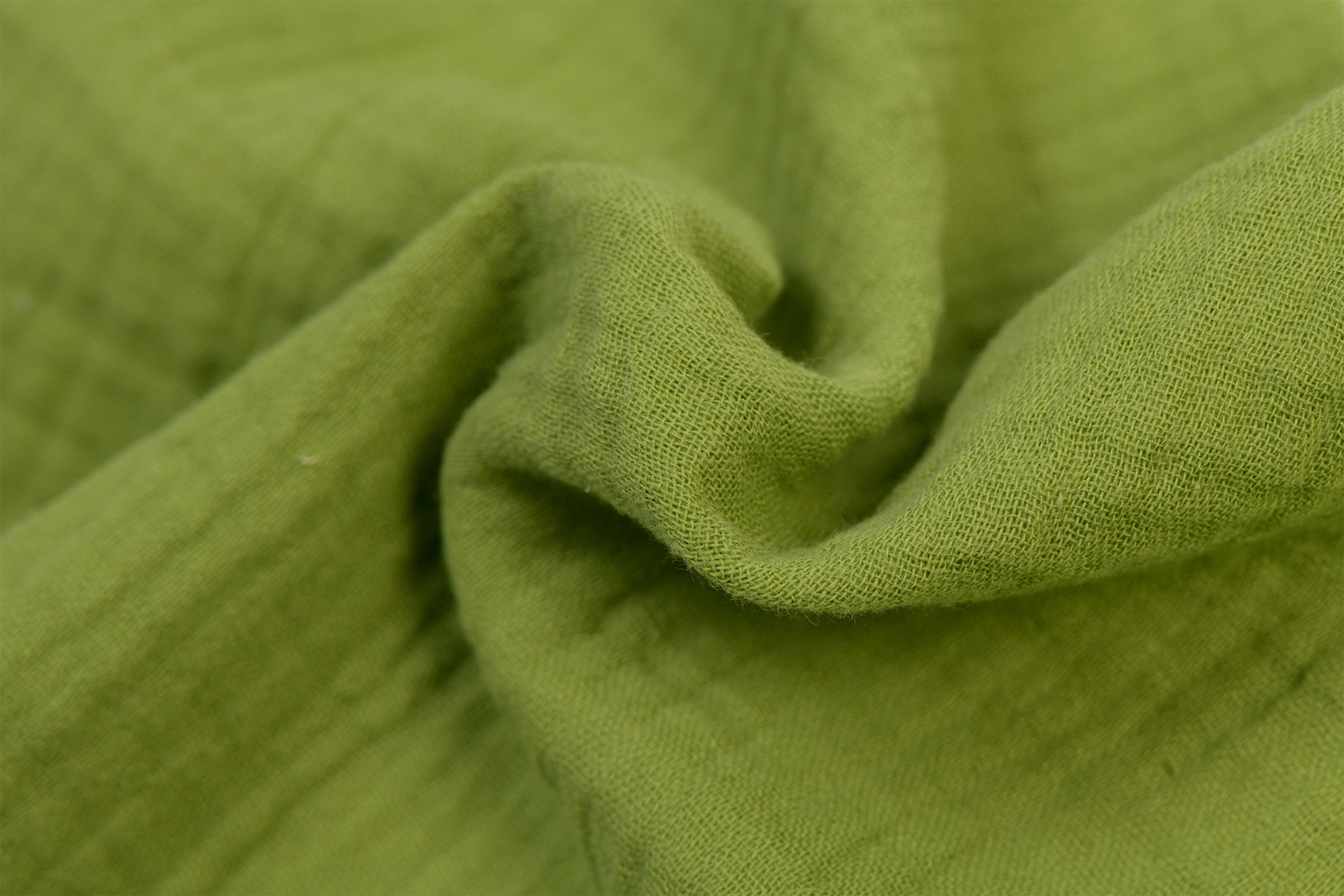 Hydrofiel Stof Mosgroen – Zacht, Ademend en Duurzaam