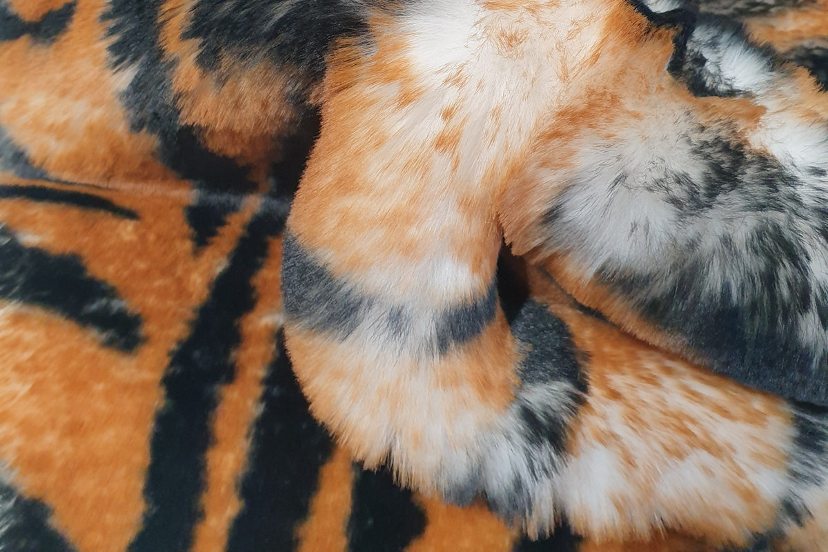 Imitatiebont Tijger Bruin