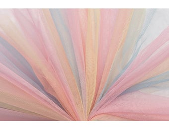 Royal Tule Rainbow Stripe Multicolor