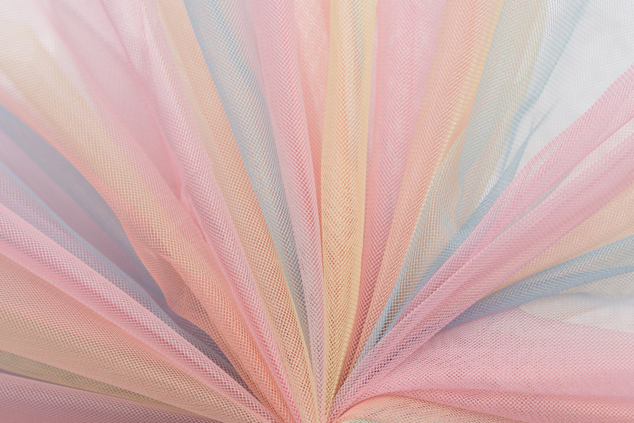 Royal Tule Rainbow Stripe Multicolor