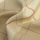 Schotse ruit creme beige