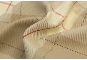 Schotse ruit creme beige