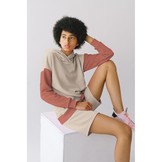 Katoenen Sweatstof Brushed Licht Sand