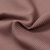 Rib Jersey Stof Oud Mauve