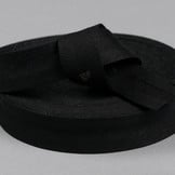 Katoenen Biaisband 20 mm Zwart – Makkelijk & Veelzijdig