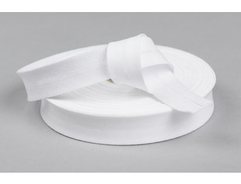 Biaisband Katoen Wit 20mm