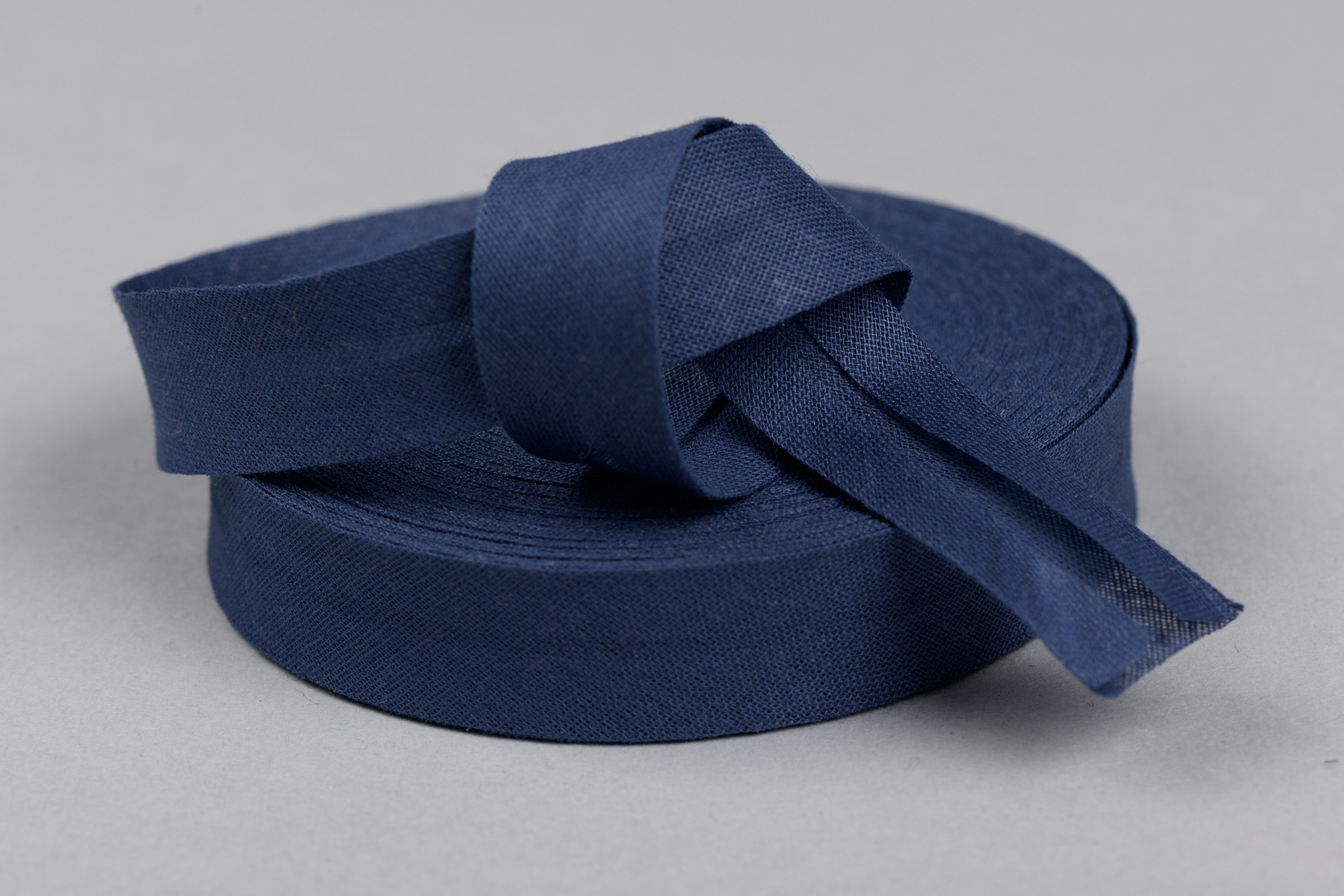 Katoenen Biaisband 20 mm Marine – Makkelijk & Veelzijdig