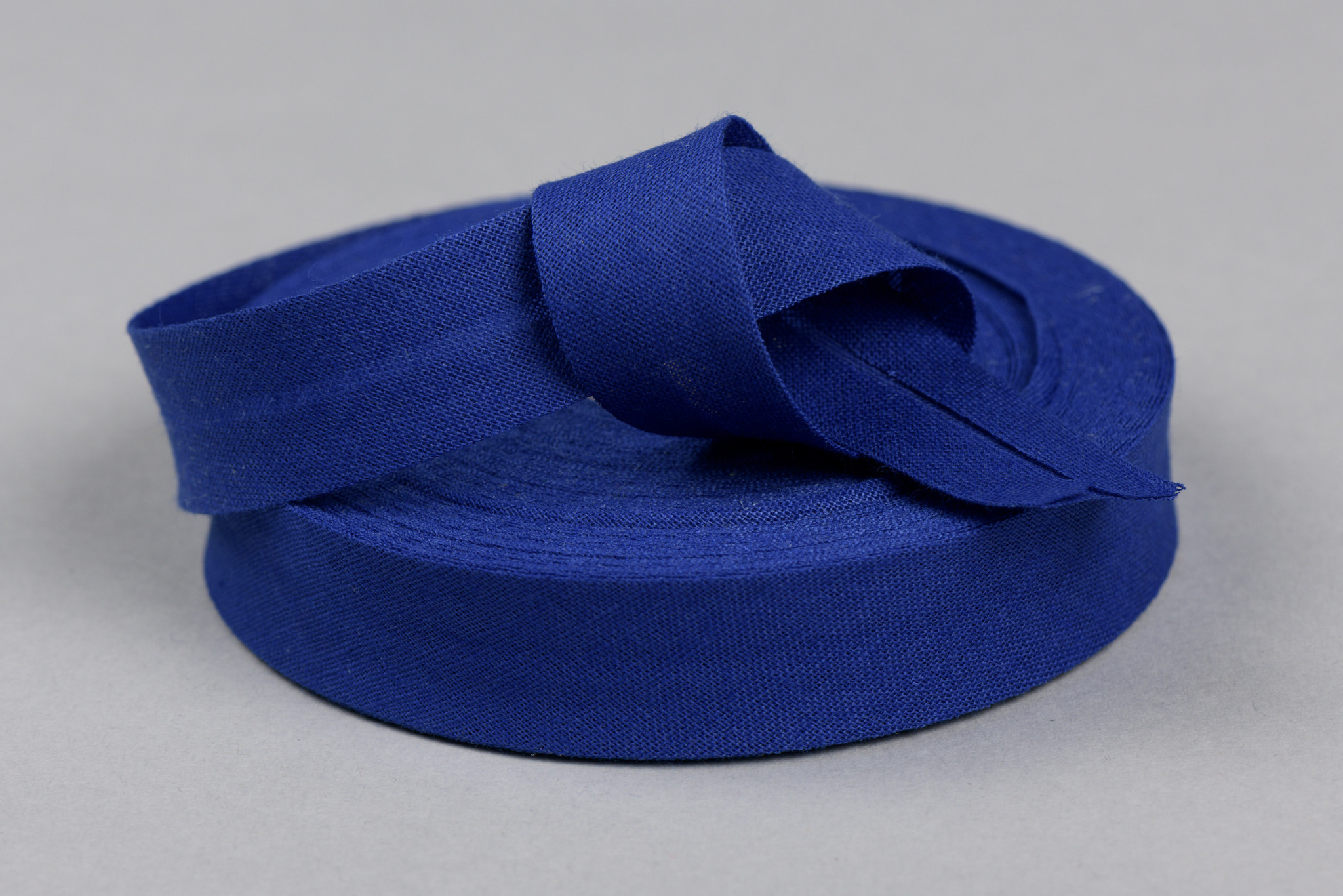 Katoenen Biaisband 20 mm Kobalt – Makkelijk & Veelzijdig