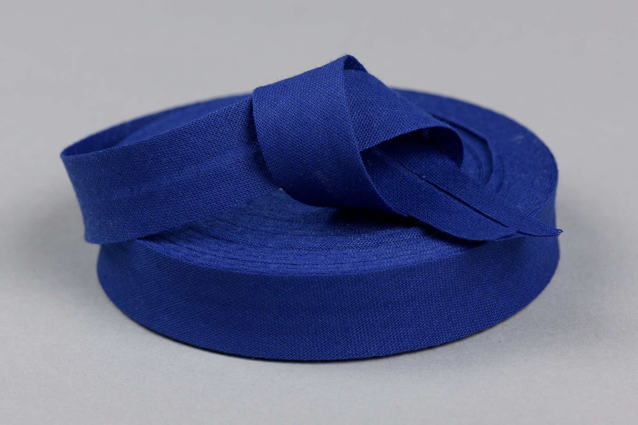 Katoenen Biaisband 20 mm Kobalt – Makkelijk & Veelzijdig