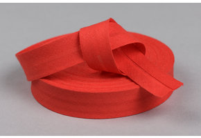 Biaisband Katoen Rood 20mm