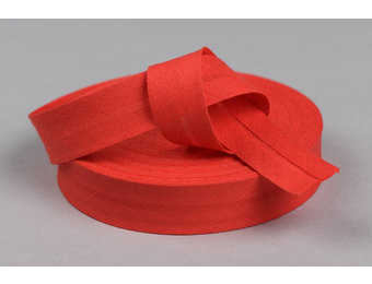 Biaisband Katoen Rood 20mm