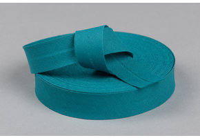 Biaisband Katoen Petrol 20mm