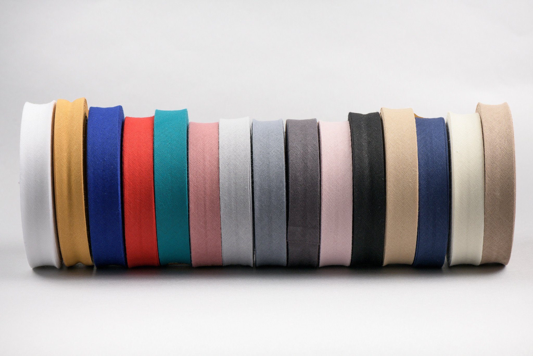 Katoenen Biaisband 20 mm Oud Roze – Makkelijk & Veelzijdig