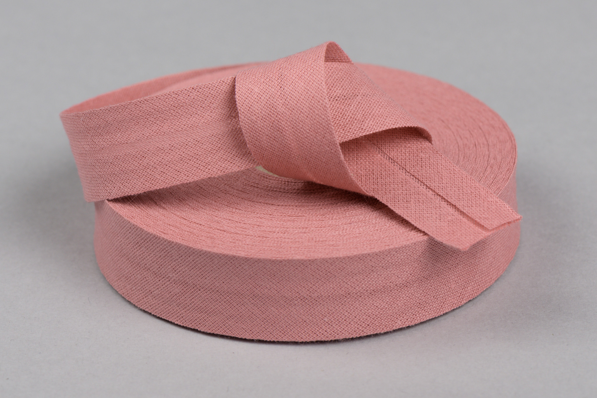 Katoenen Biaisband 20 mm Oud Roze – Makkelijk & Veelzijdig