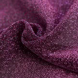 Lurex glitter donker lila