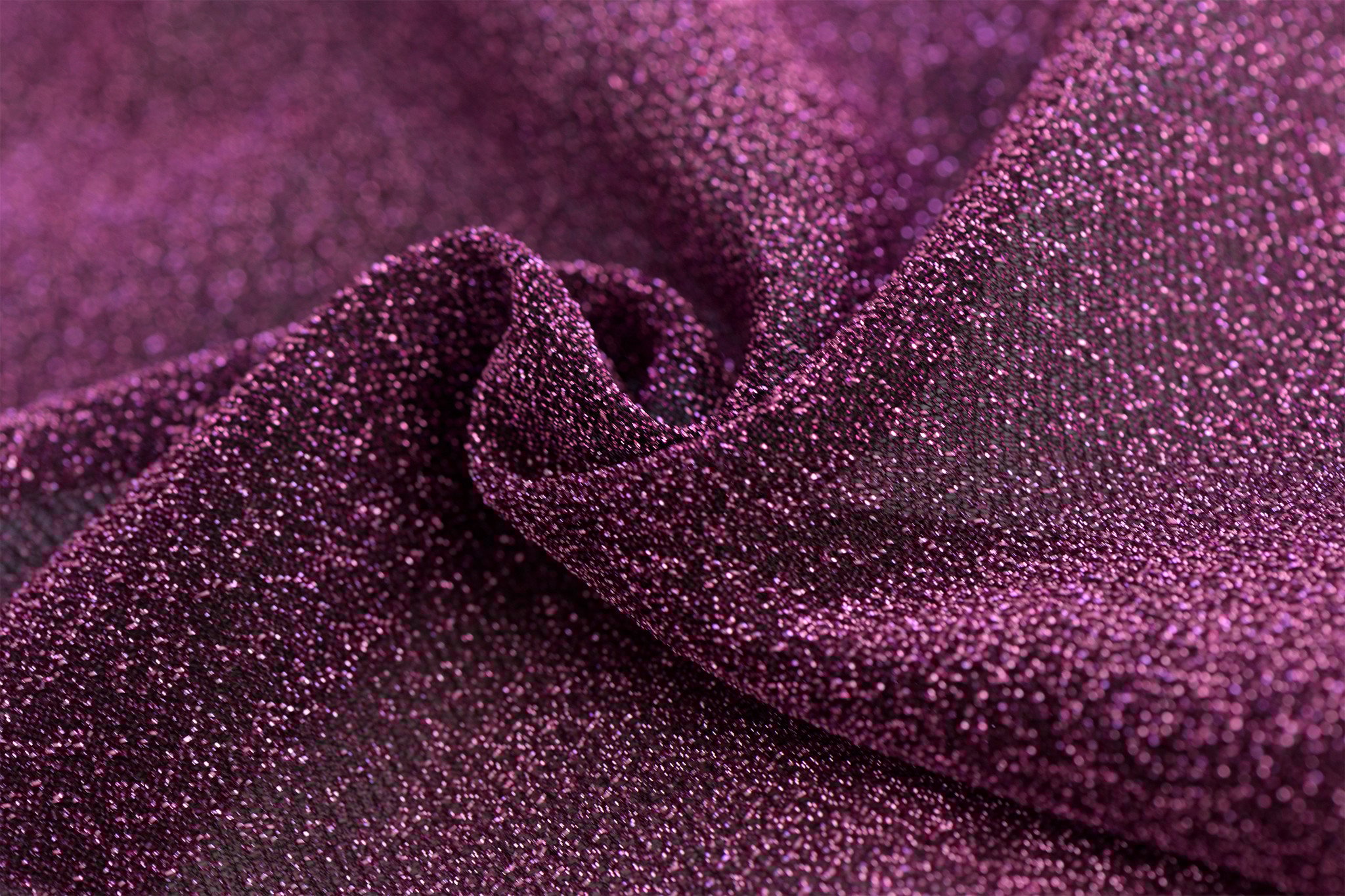Lurex glitter donker lila