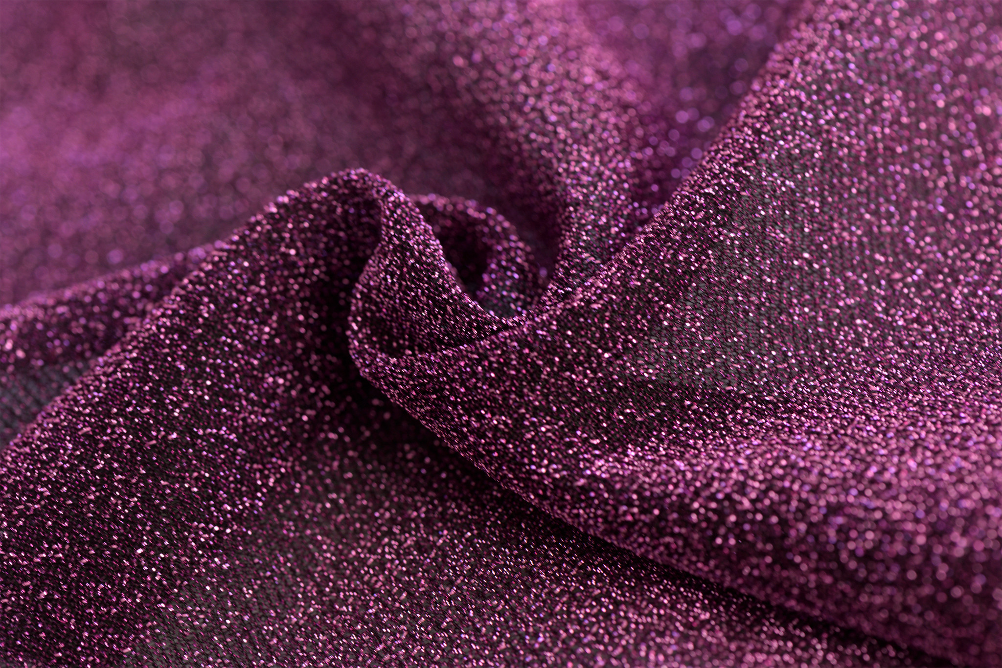 Lurex glitter mauve paars
