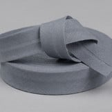 Katoenen Biaisband 20 mm Grijs – Makkelijk & Veelzijdig