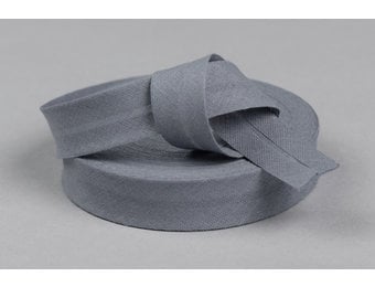 Biaisband Katoen Grijs 20mm