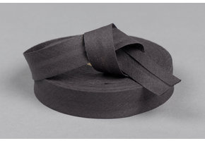 Biaisband Katoen Donker Grijs 20mm