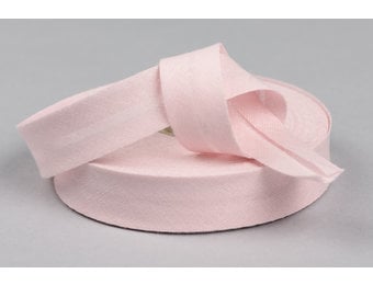 Biaisband Katoen Roze 20mm